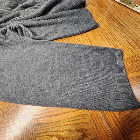 Allison Daley Plus Size 3X Sweater Gray - Picture 4 of 9